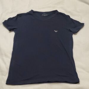 Emporio Armani Dark Blue Short Sleeve Tee